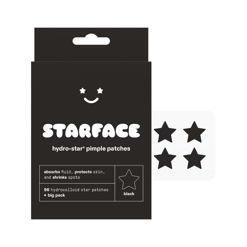 Starface Micro-Cloud, Hydrocolloid Microdart Patches for Early Stage Spots, Pimple Patches with Salicylic Acid and Niacinamide (12 count)