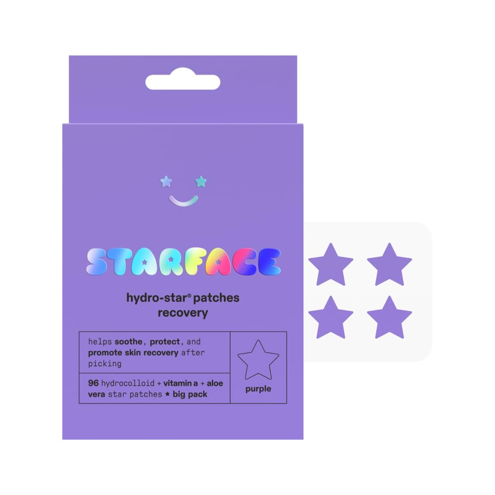Starface Micro-Cloud, Hydrocolloid Microdart Patches for Early Stage Spots, Pimple Patches with Salicylic Acid and Niacinamide (12 count)