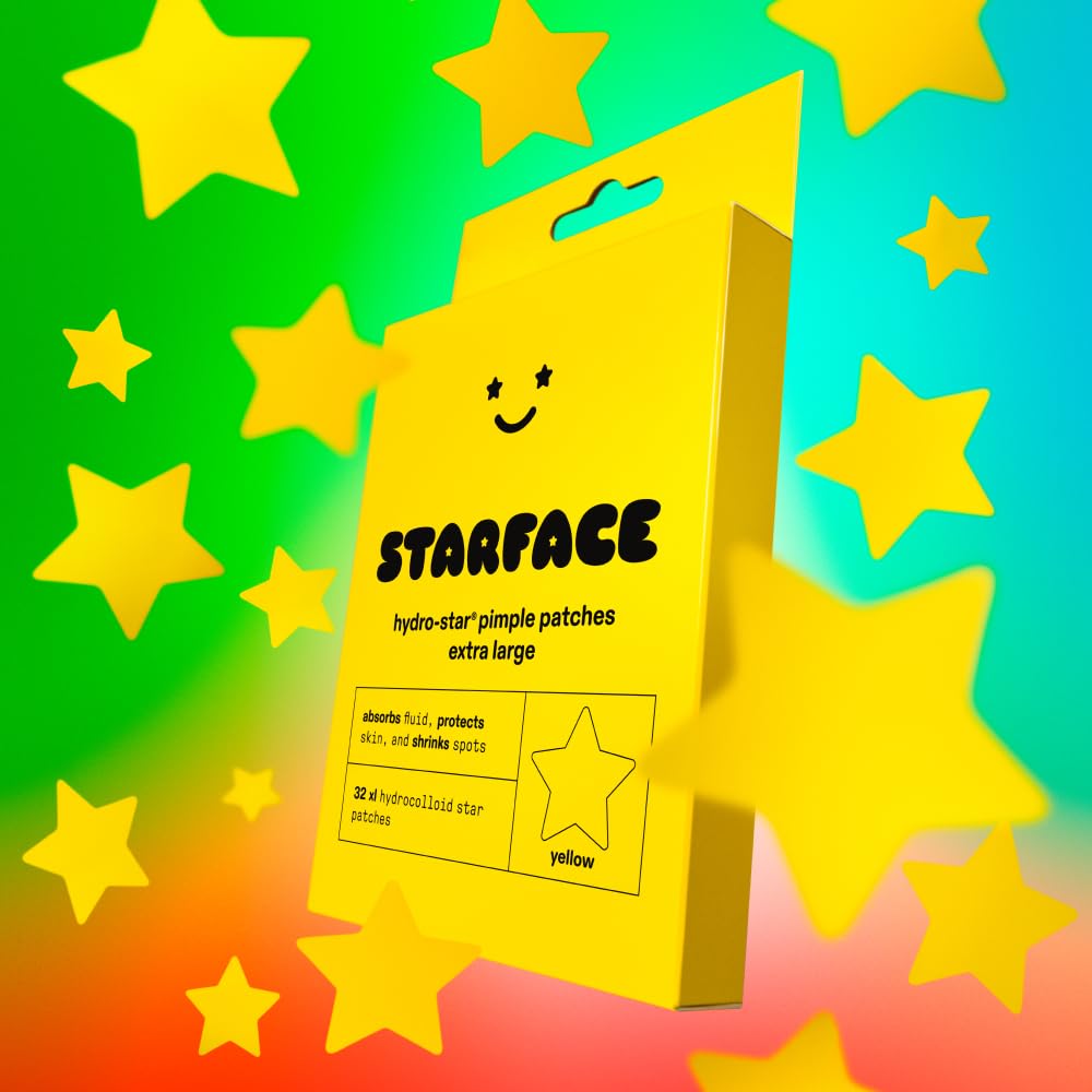 Starface Micro-Cloud, Hydrocolloid Microdart Patches for Early Stage Spots, Pimple Patches with Salicylic Acid and Niacinamide (12 count)