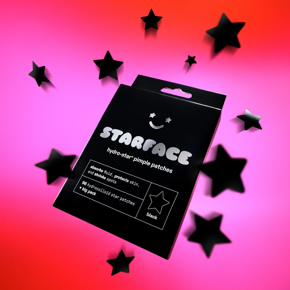 Starface Micro-Cloud, Hydrocolloid Microdart Patches for Early Stage Spots, Pimple Patches with Salicylic Acid and Niacinamide (12 count)