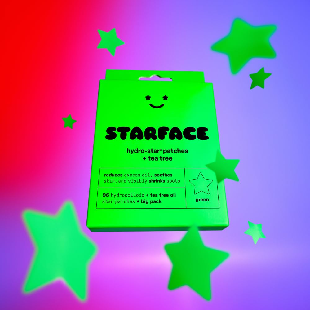 Starface Micro-Cloud, Hydrocolloid Microdart Patches for Early Stage Spots, Pimple Patches with Salicylic Acid and Niacinamide (12 count)