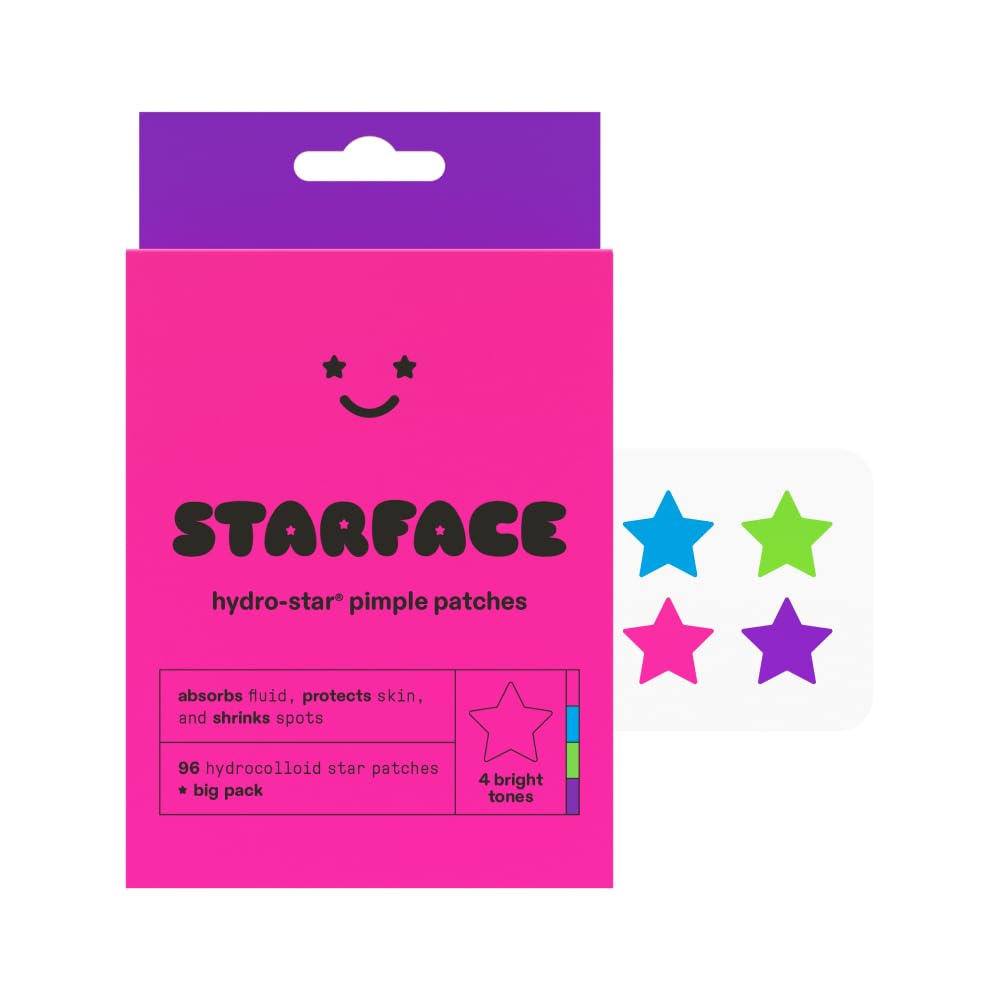 Starface Micro-Cloud, Hydrocolloid Microdart Patches for Early Stage Spots, Pimple Patches with Salicylic Acid and Niacinamide (12 count)