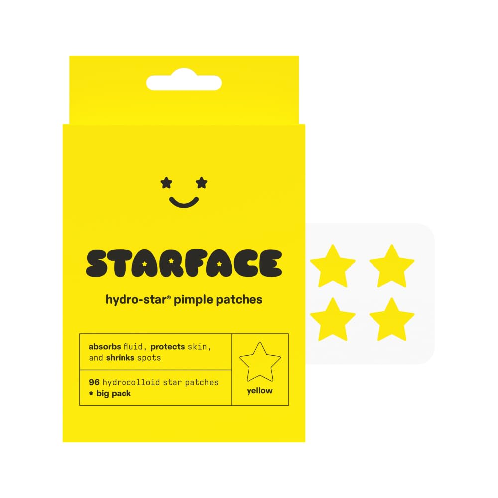 Starface Micro-Cloud, Hydrocolloid Microdart Patches for Early Stage Spots, Pimple Patches with Salicylic Acid and Niacinamide (12 count)