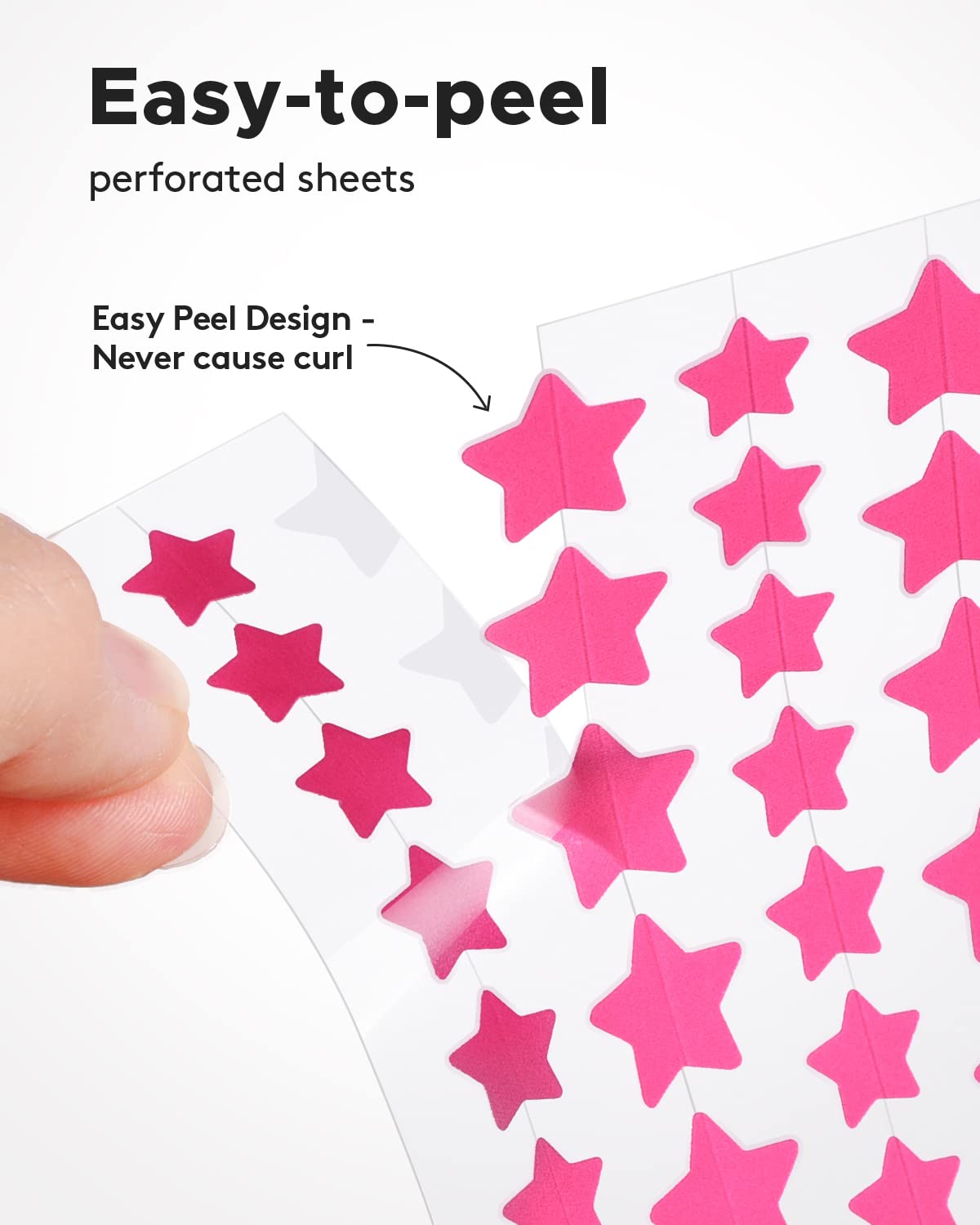 LitBear Acne Patch Pimple Patch, Black Star & Heart Shaped Acne Absorbing Cover Patch, Hydrocolloid Acne Patches For Face Zit Patch Pimple Sticker Acne Dots, Tea Tree Oil + Centella (108 Count)