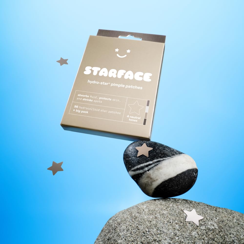 Starface Micro-Cloud, Hydrocolloid Microdart Patches for Early Stage Spots, Pimple Patches with Salicylic Acid and Niacinamide (12 count)